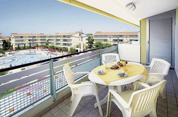 Villaggio Planetarium - Beispiel Balkon (Zimmercodierung AB1)