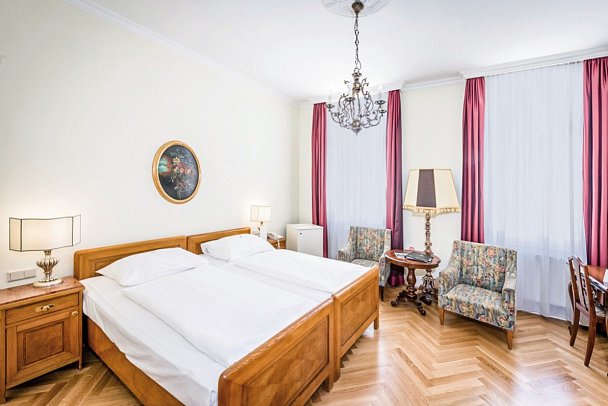 Hotel Graben - Wohnbeispiel Doppelzimmer Standard (Zimmercodierung DG1)