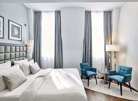 Steigenberger Hotel Herrenhof Wien - Wohnbeispiel Doppelzimmer Superior (Zimmercodierungen DS1 & DC1)