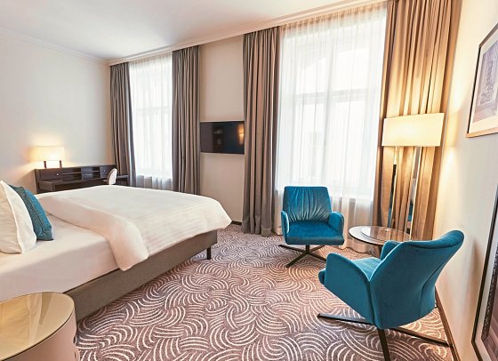 Steigenberger Icon Herrenhof - Wohnbeispiel Doppelzimmer Deluxe (Zimmercodierung DD1)