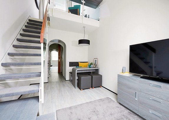 Living Hotel Kaiser Franz Joseph - Wohnbeispiel Apartment Superior Maisonette (Zimmercodierung AS1)