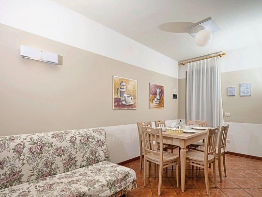 Residence Eden - Wohnbeispiel Appartement 2 Schlafzimmer (Zimmercodierung OB1)