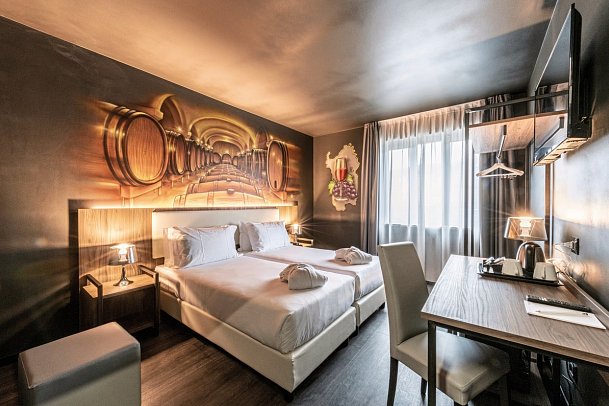 Muraless Art Hotel - Wohnbeispiel Doppelzimmer (Zimmercodierung DB1)