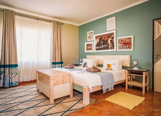 Namibias Nationalparks - Wohnbeispiel Double Room (Zimmercodierung DB1)