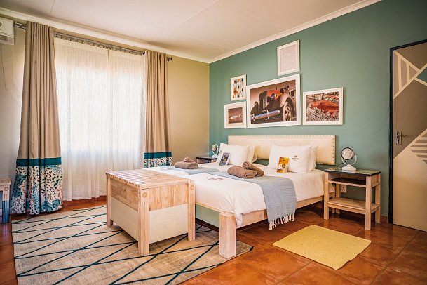 Namibias Nationalparks - Wohnbeispiel Double Room (Zimmercodierung DB1)