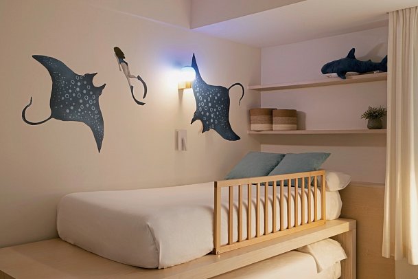 Iberostar Waves Royal Andalus - Wohnbeispiel Familienzimmer Meerblick (Zimmercodierungen F1M & F2M)