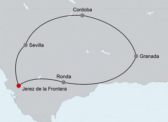 Das Beste von Andalusien (ab/bis Jerez)
