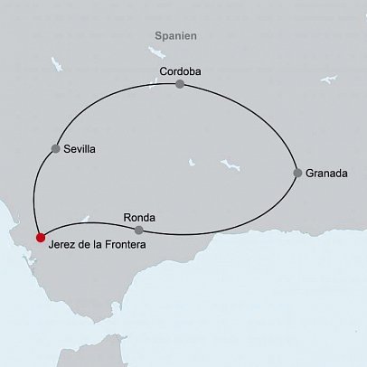 Das Beste von Andalusien (ab/bis Jerez)