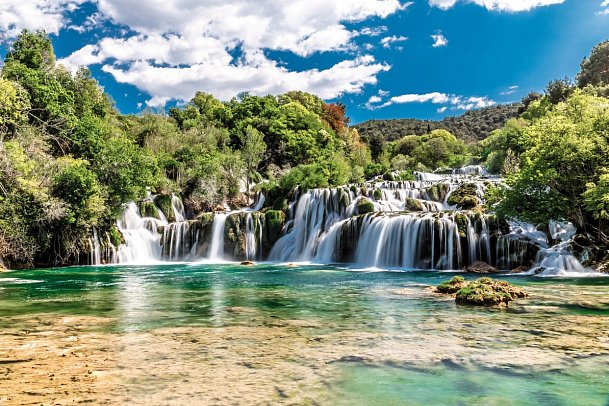 Kreuzfahrt Highlights Norddalmatiens - Krka Wasserfälle