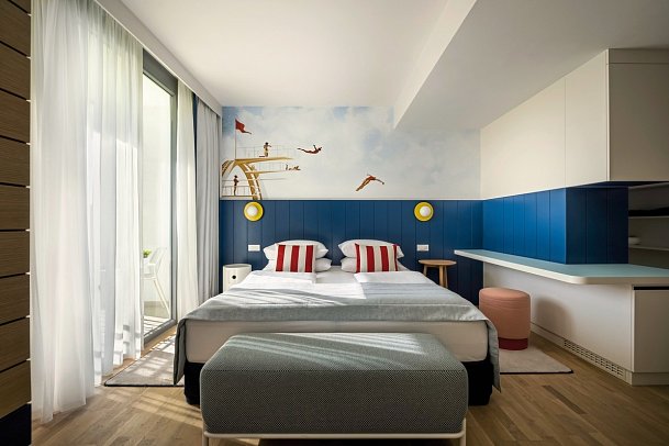 Falkensteiner Family Hotel Diadora - Wohnbeispiel Familienzimmer Deluxe (Zimmercodierungen FD1 & FDC)