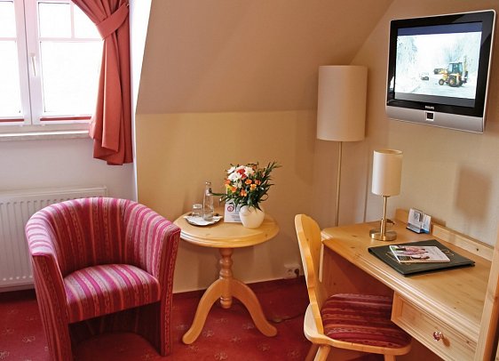 Kurpark Flair Hotel im Ilsetal - Wohnbeispiel Einzelzimmer Standard (Zimmercodierung EG1)