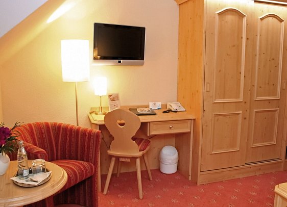 Kurpark Flair Hotel im Ilsetal - Wohnbeispiel Einzelzimmer Standard (Zimmercodierung EG1)