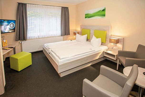 Im Tannengrund - Wohnbeispiel Doppelzimmer Standard (Zimmercodierungen DP1, DB1 & EC1)