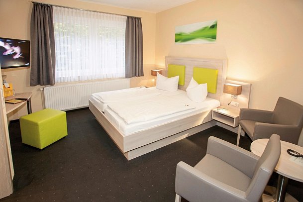 Im Tannengrund - Wohnbeispiel Doppelzimmer Komfort (Zimmercodierungen DF1 & EF1)