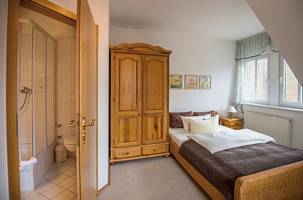 Kurhotel Bad Suderode - Wohnbeispiel Einzelzimmer (Zimmercodierung EB1)