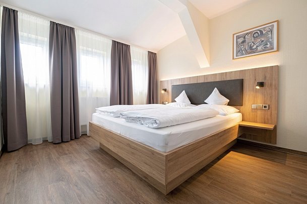 Hotel Niedersächsischer Hof - Wohnbeispiel Doppelzimmer zur Alleinnutzung Komfort (Zimmercodierung DF1)