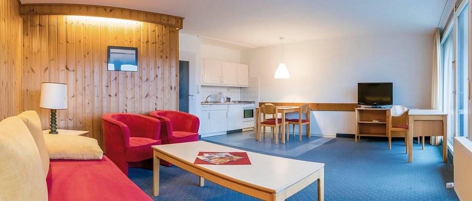 Panoramic Hotel - Ihr Apartmenthotel - Wohnbeispiel Comfort Twin Appartement (Zimmercodierungen AB7, AB8 & AB9)