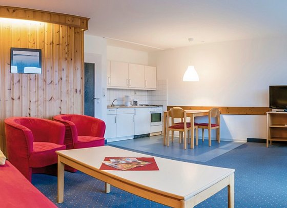 Panoramic Hotel - Ihr Apartmenthotel - Wohnbeispiel Comfort Twin Appartement (Zimmercodierungen AB7, AB8 & AB9)