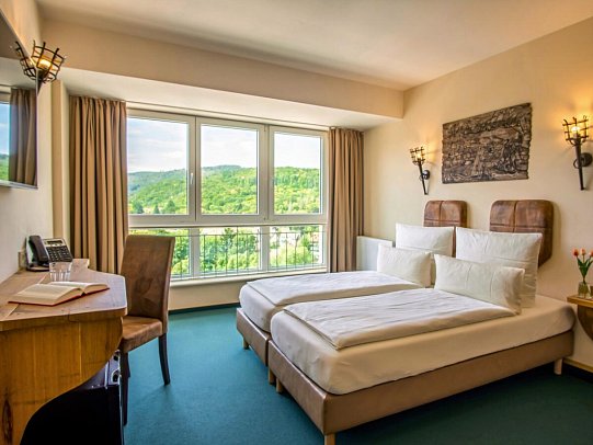 Hasseröder Burghotel - Wohnbeispiel Doppelzimmer (Zimmercodierungen DB1, DC1, DB2 & DC2)