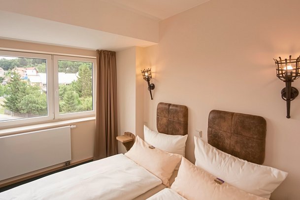 Hasseröder Burghotel - Wohnbeispiel Doppelzimmer (Zimmercodierungen DB1, DC1, DB2 & DC2)