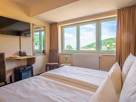 Hasseröder Burghotel - Wohnbeispiel Doppelzimmer (Zimmercodierungen DB1, DC1, DB2 & DC2)