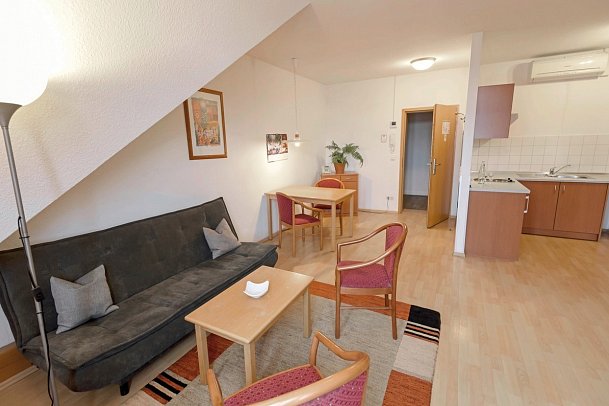 Altwernigeröder Apparthotel - Wohnbeispiel Appartement 1 Schlafzimmer (Zimmercodierung AB1)