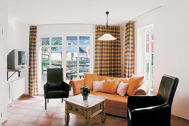 Hasseröder Ferienpark - Wohnbeispiel Doppelhaushälfte Typ B (Zimmercodierung PB2)