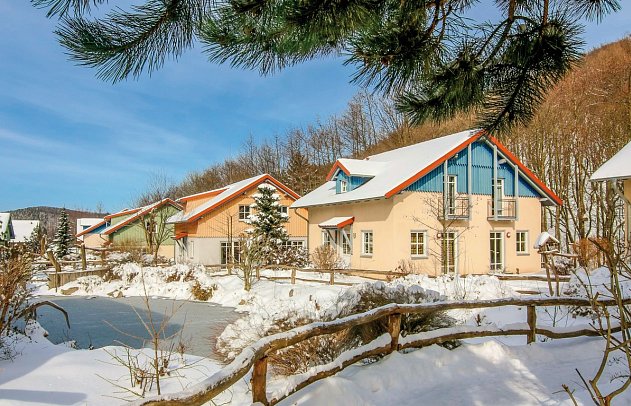 Hasseröder Ferienpark - Wohnbeispiel Doppelhaushälfte Typ C (Zimmercodierung OB1)