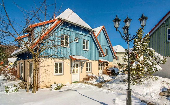 Hasseröder Ferienpark - Wohnbeispiel Doppelhaushälfte Typ C (Zimmercodierung OB1)