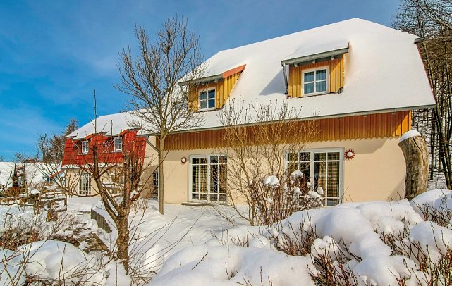 Hasseröder Ferienpark - Wohnbeispiel Doppelhaushälfte Typ C (Zimmercodierung OB1)