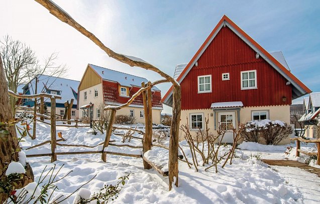 Hasseröder Ferienpark - Wohnbeispiel Doppelhaushälfte Typ B (Zimmercodierung PB2)