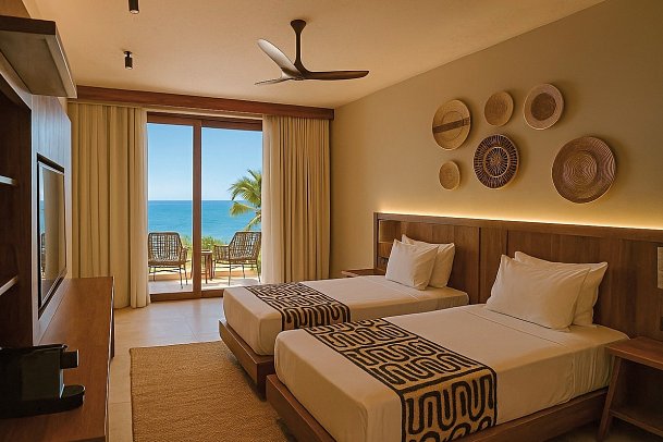 Jaz Elite Aurora Beach - Wohnbeispiel Double Superior Partial Ocean View (Zimmercodierung DSN)