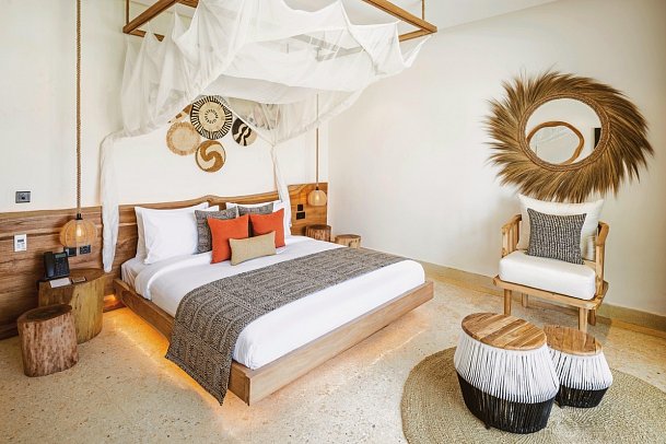 Aldiana Club Zanzibar - Wohnbeispiel Swim-Up Doppelzimmer (Zimmercodierung USQ)