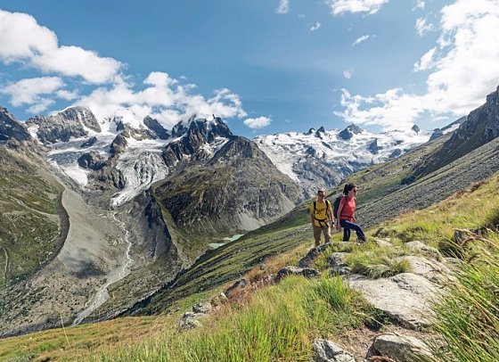 Via Albula & Bernina: Alpenwandern mit Zugerlebnis