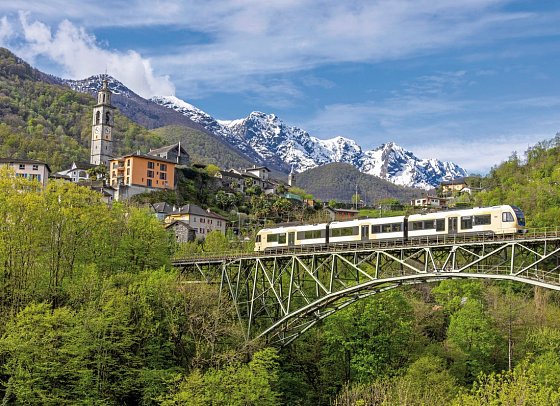 Große Bahnrundreise zwischen Alpen und Dolce Vita - Centovallibahn