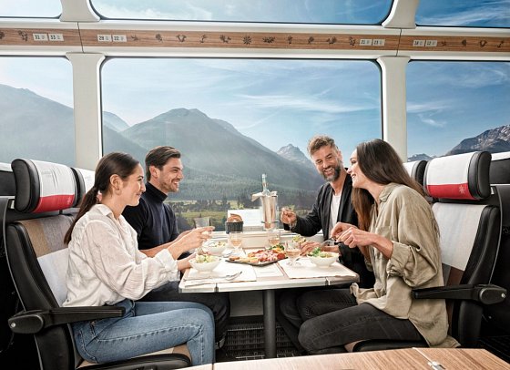 Bahnerlebnis Schweiz pur 8 Nächte - Glacier Express, 2. Klasse
