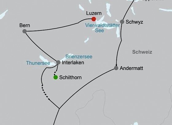 Filmreise Schweiz - Drehorte hautnah erleben