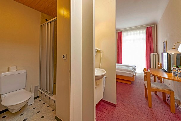 Hotel Terrace - Wohnbeispiel Doppelzimmer Haupthaus (Zimmercodierung DG1)