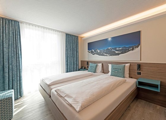 Hotel Terrace - Wohnbeispiel Doppelzimmer Residence (Zimmercodierung DF1)
