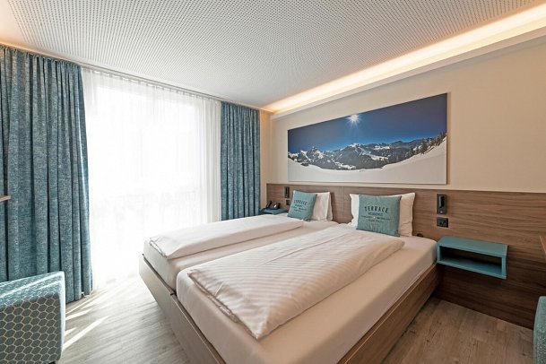 Hotel Terrace - Wohnbeispiel Doppelzimmer Residence (Zimmercodierung DF1)