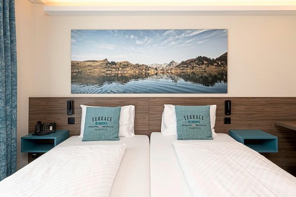 Hotel Terrace - Wohnbeispiel Doppelzimmer Residence (Zimmercodierung DF1)
