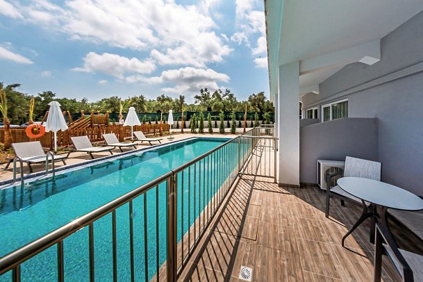 Caretta Paradise - Wohnbeispiel Appartement Swim-Up (Zimmercodierung ABQ)