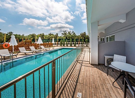 Caretta Paradise - Wohnbeispiel Appartement Swim-Up (Zimmercodierung ABQ)