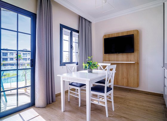 Cordial Marina Blanca - Wohnbeispiel Appartement 1 Schlafzimmer (Zimmercodierung AB1)