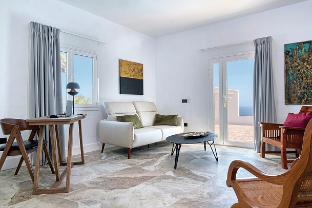 Casa Serena 10 - Wohnbeispiel Juniorsuite Meerblick (Zimmercodierung JBM)