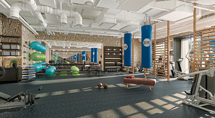 Seaside Los Jameos - Modellbild Fitnessraum