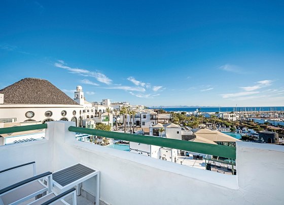 LIVVO Volcán Lanzarote - Wohnbeispiel Doppelzimmer Meerblick (Zimmercodierungen DBM, DCM & D1M)