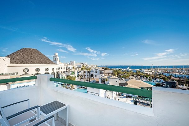 LIVVO Volcán Lanzarote - Wohnbeispiel Doppelzimmer Meerblick (Zimmercodierungen DBM, DCM & D1M)