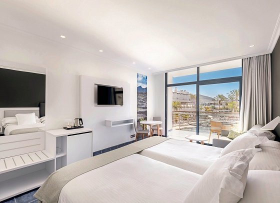 Mirador Papagayo by LIVVO - Wohnbeispiel Doppelzimmer Poolblick (Zimmercodierung DBP)