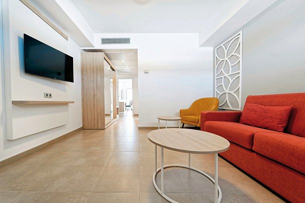 Lanzarote Village - Wohnbeispiel Juniorsuite Meerblick (Zimmercodierung J1M)